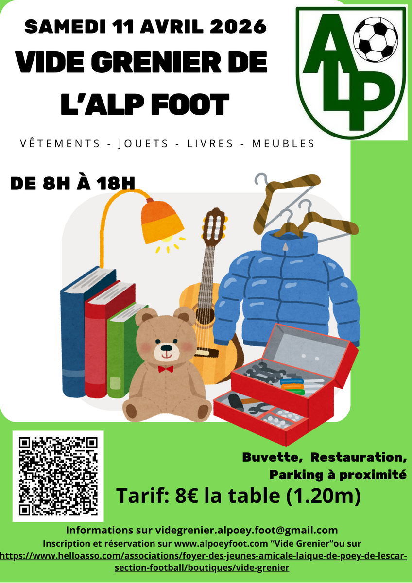 VIDE-GRENIER de l'ALP foot