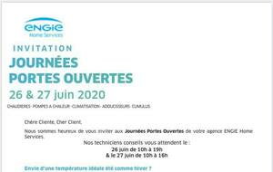 Journées Portes Ouvertes chez notre partenaire Engie Home Services les 26 et 27 Juin 2020 avec une offre sur les climatiseurs réversibles. Allez leur rendre visite.