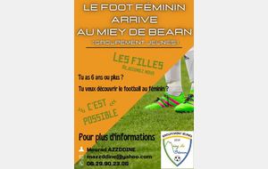 Le foot féminin arrive au Miey de Béarn ⚽️🙎🏻‍♀️