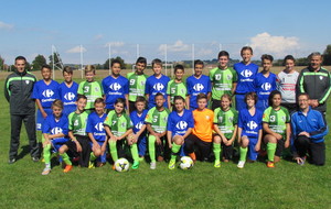 Equipe U15 à Ayguelongue le 3 octobre 2015
