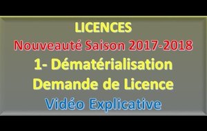 explication de la licence dématérialisée FFF