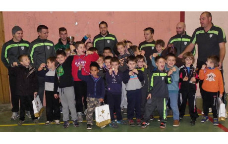 Ecole de foot: Plateau de Noël à Denguin
