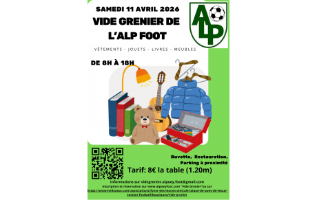 VIDE-GRENIER de l'ALP foot