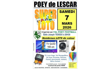 SUPER LOTO de l'ALP FOOTBALL